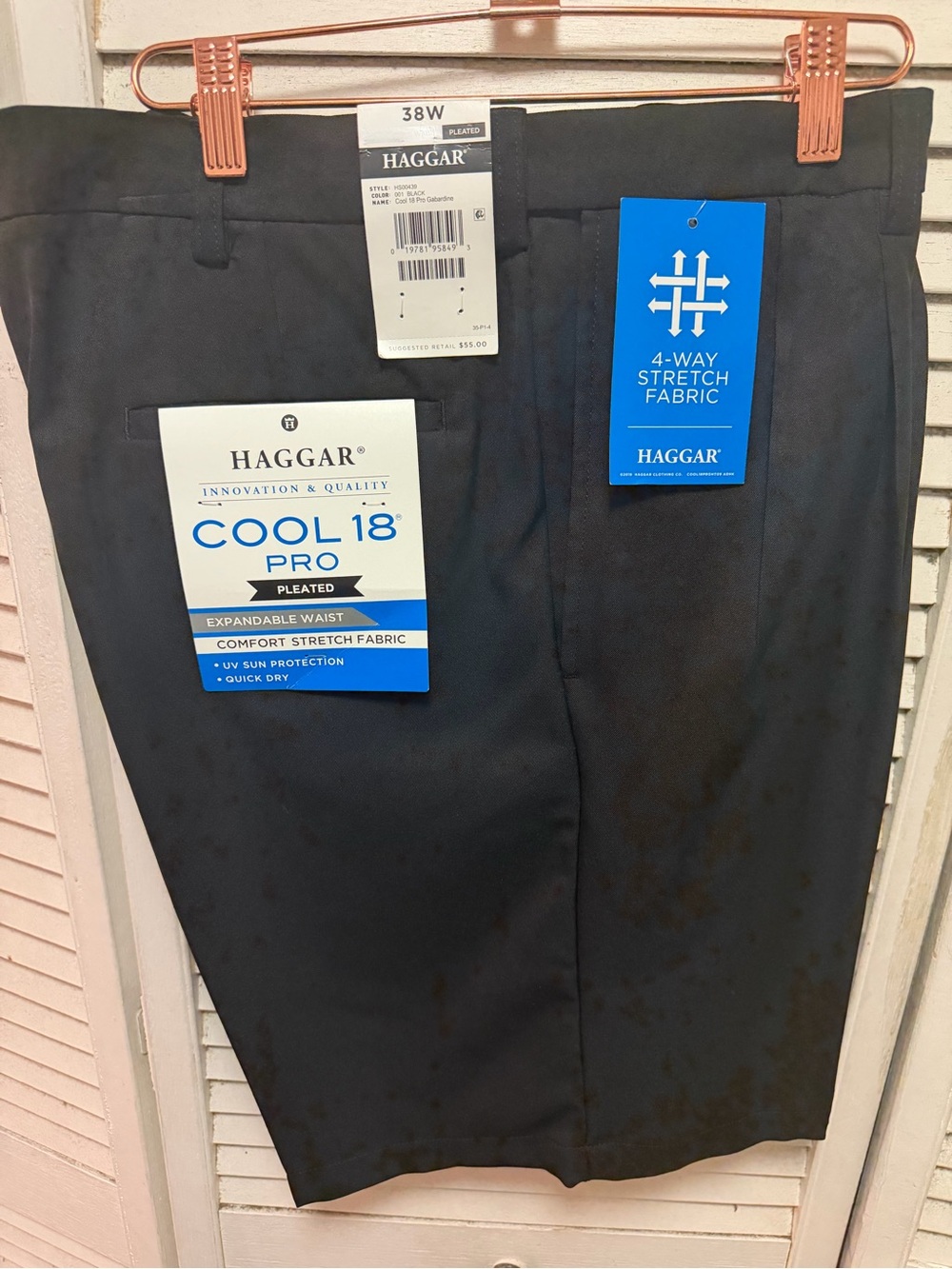 Haggar Men’s Dress Pants in Black